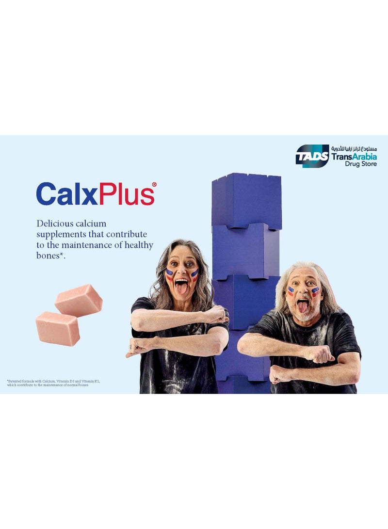 CalxPlus Vanilla Tablets 60's– Calcium, Vitamin D3 & K1 for Everyday Bone Health - Image 2