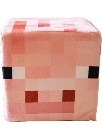 Schulzz - Minecraft Pig Cube Pillow Cushion Plush Toy 10CM - Image 1