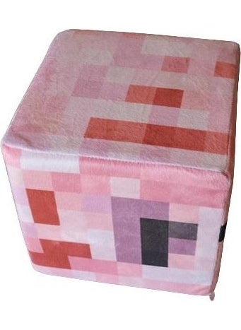 Schulzz - Minecraft Pig Cube Pillow Cushion Plush Toy 10CM - Image 1