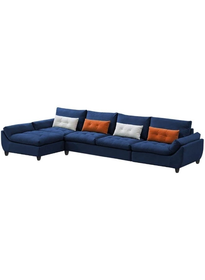 Generic Modern Design L-Shape Sofa Roomy and Cozy Addition to Your Living Space (Green)  - Image 3