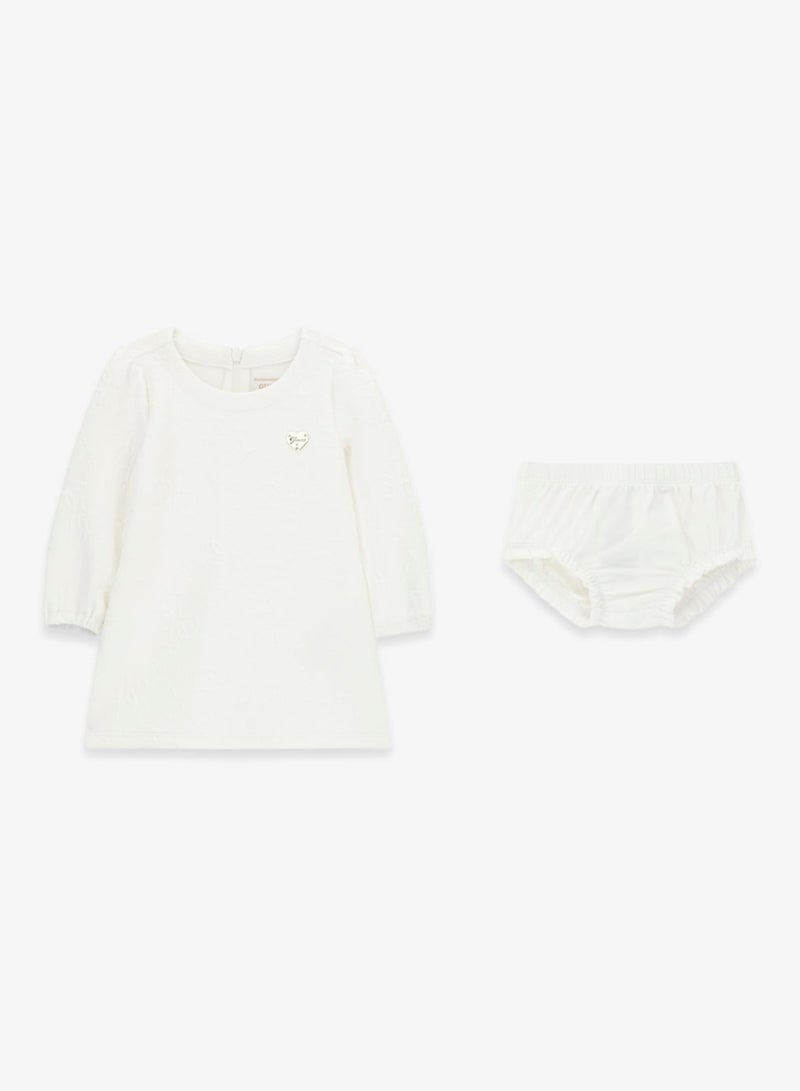 جس طقم فستان وبنطلون بناتي متوسط الطول - Image 1