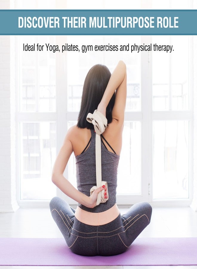 pete's choice 2 Pack Yoga Stretching Straps 8 ft - Durable D-Ring for Pilates - Image 5