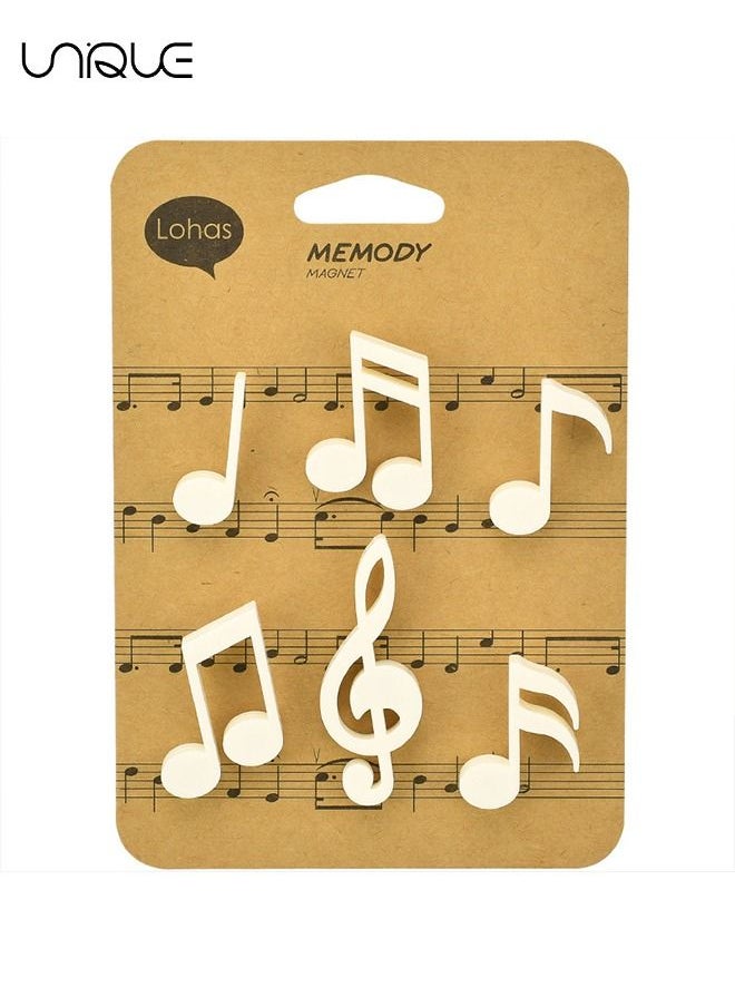 Unique 12pcs Magnets Fridge,Black and White Musical Notes Small Fridge Magnets Cute Decorative Magnets,Refrigerator Magnets Office Kitchen Magnets Locker Glass Magnets(Black, White)  - Image 2
