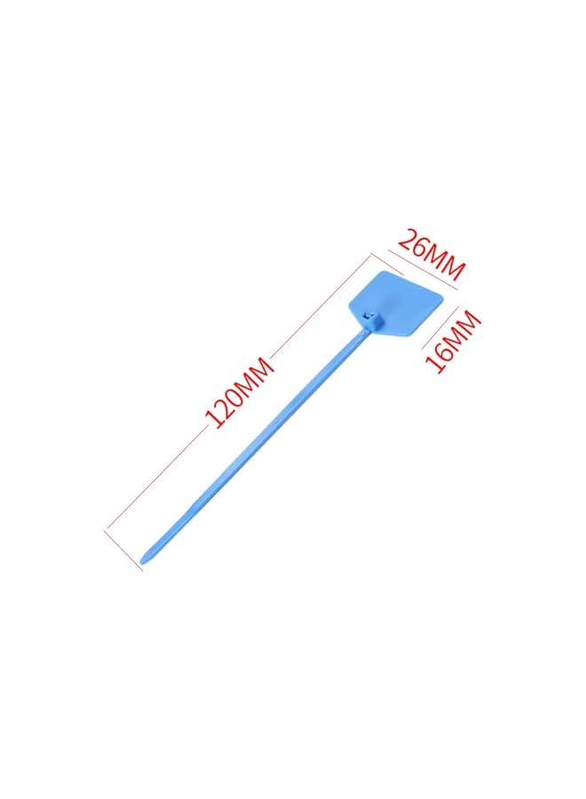 PROMASS 100 Pcs Wire Zipper Ties for Cabling,Heavy Duty Cable Organizer Management Plastic Wire Marking Label  - Image 4