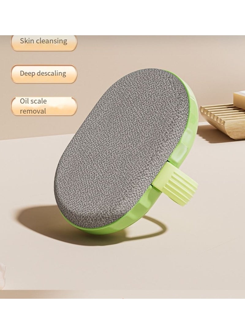 general Multifunctional liquid-added massage bath brush household scrubbing and exfoliating mud special press liquid bath brush soap and shampoo dispenser soft silicone brush - Image 3