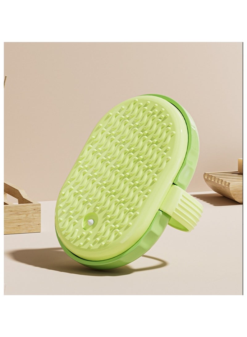 general Multifunctional liquid-added massage bath brush household scrubbing and exfoliating mud special press liquid bath brush soap and shampoo dispenser soft silicone brush - Image 4