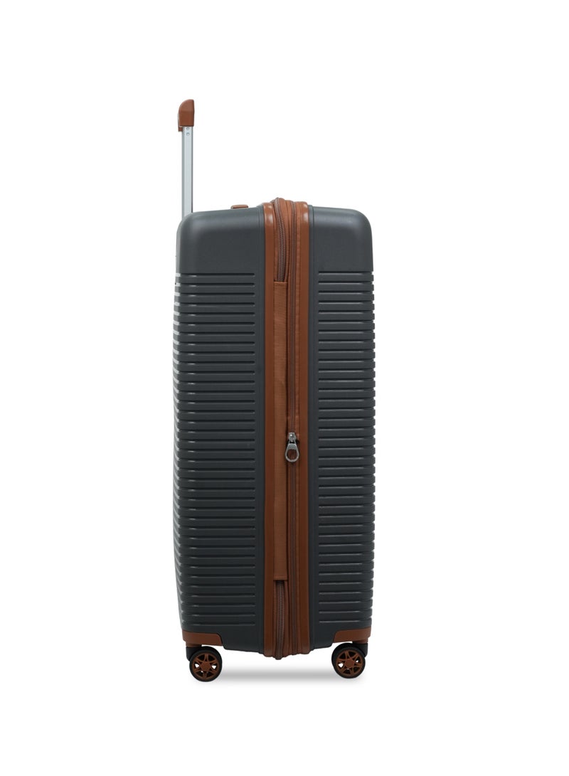 President 28" POLYCARBONATE: Unbreakable Body | Anti-Theft Zipper | Original TSA Lock | Expandable Model-4996-Dark Grey - Image 2