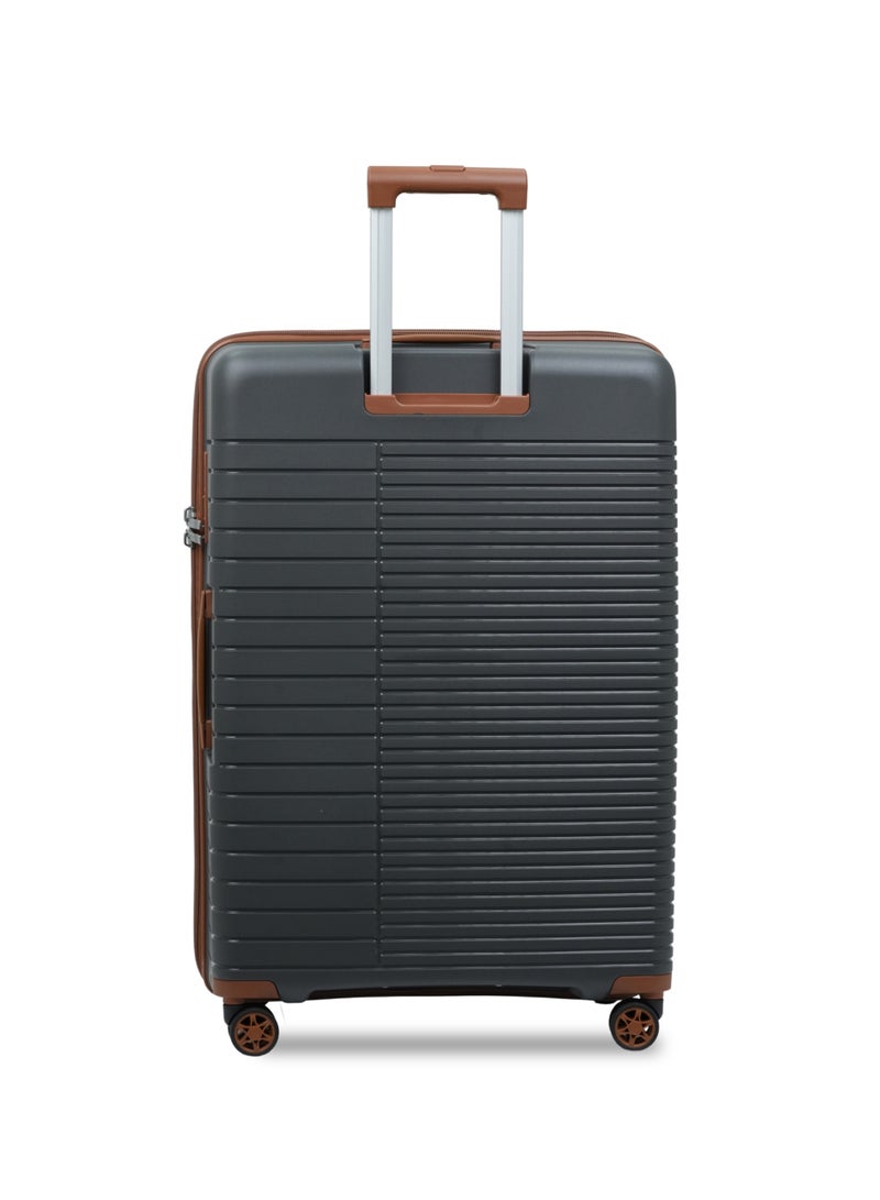 President 28" POLYCARBONATE: Unbreakable Body | Anti-Theft Zipper | Original TSA Lock | Expandable Model-4996-Dark Grey - Image 5