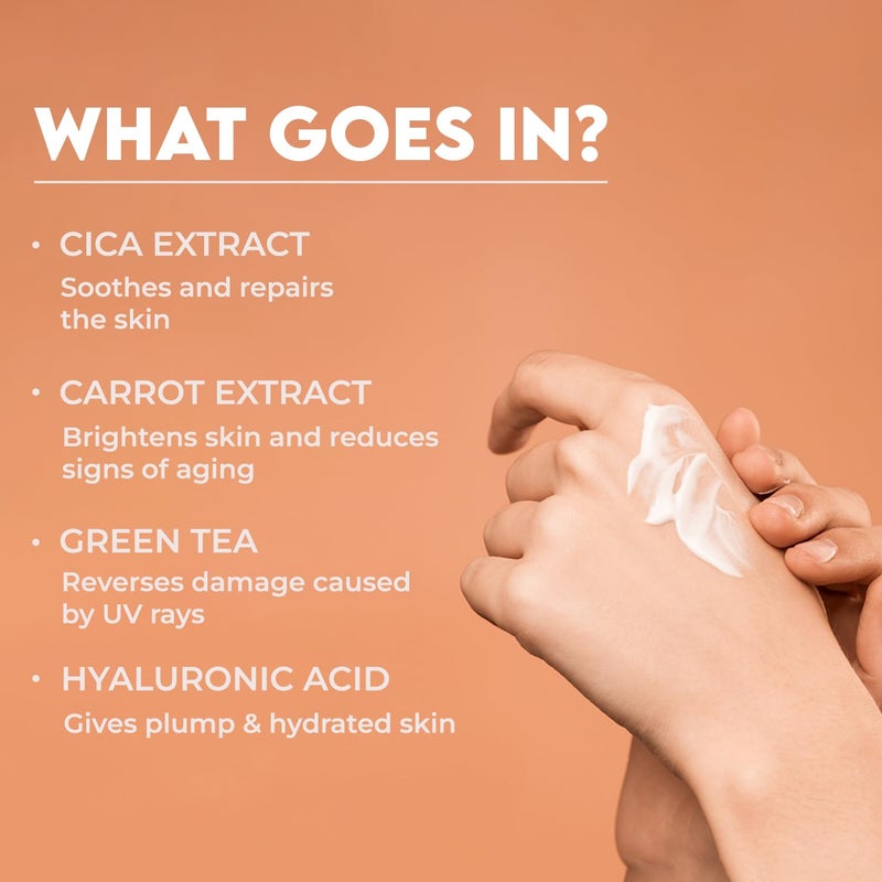 Jovees جل الشمس العشبي من جوفيس SPF 50 PA بتركيبة خفيفة تشبه الماء 1 حمض الهيالورونيك غير دهني بدون أثر أبيض مثالي للبشرة الدهنية والمختلطة 100 جرام - Image 5