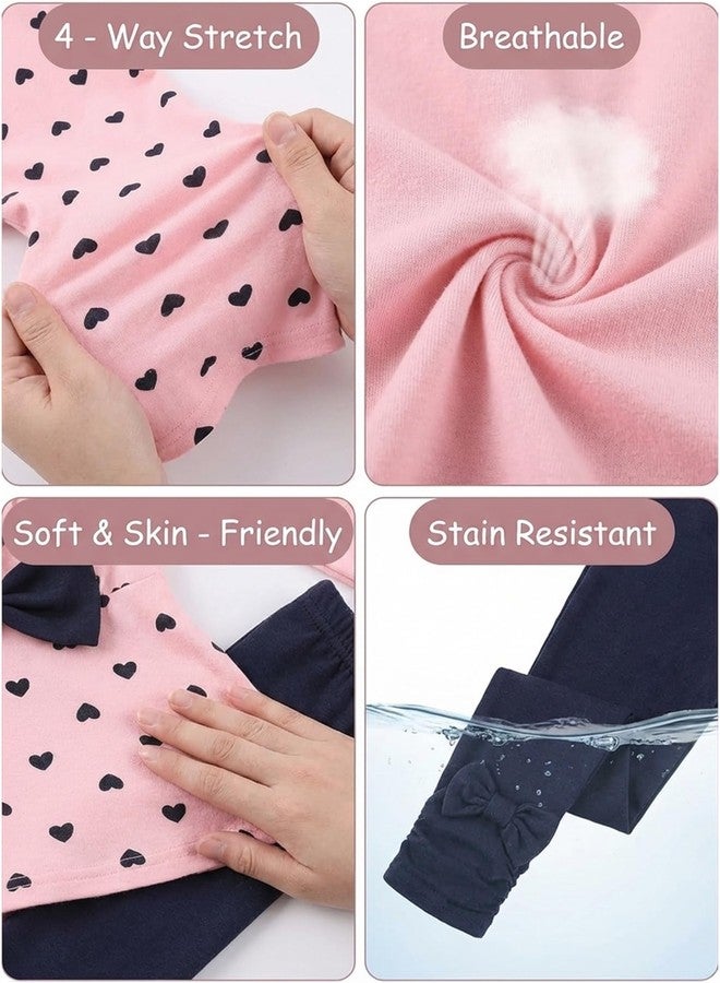 BomDeals Baby Girl Cute 2pcs Set Children Clothes Suit Top and Pants (Age(2T), Pink) - Image 5