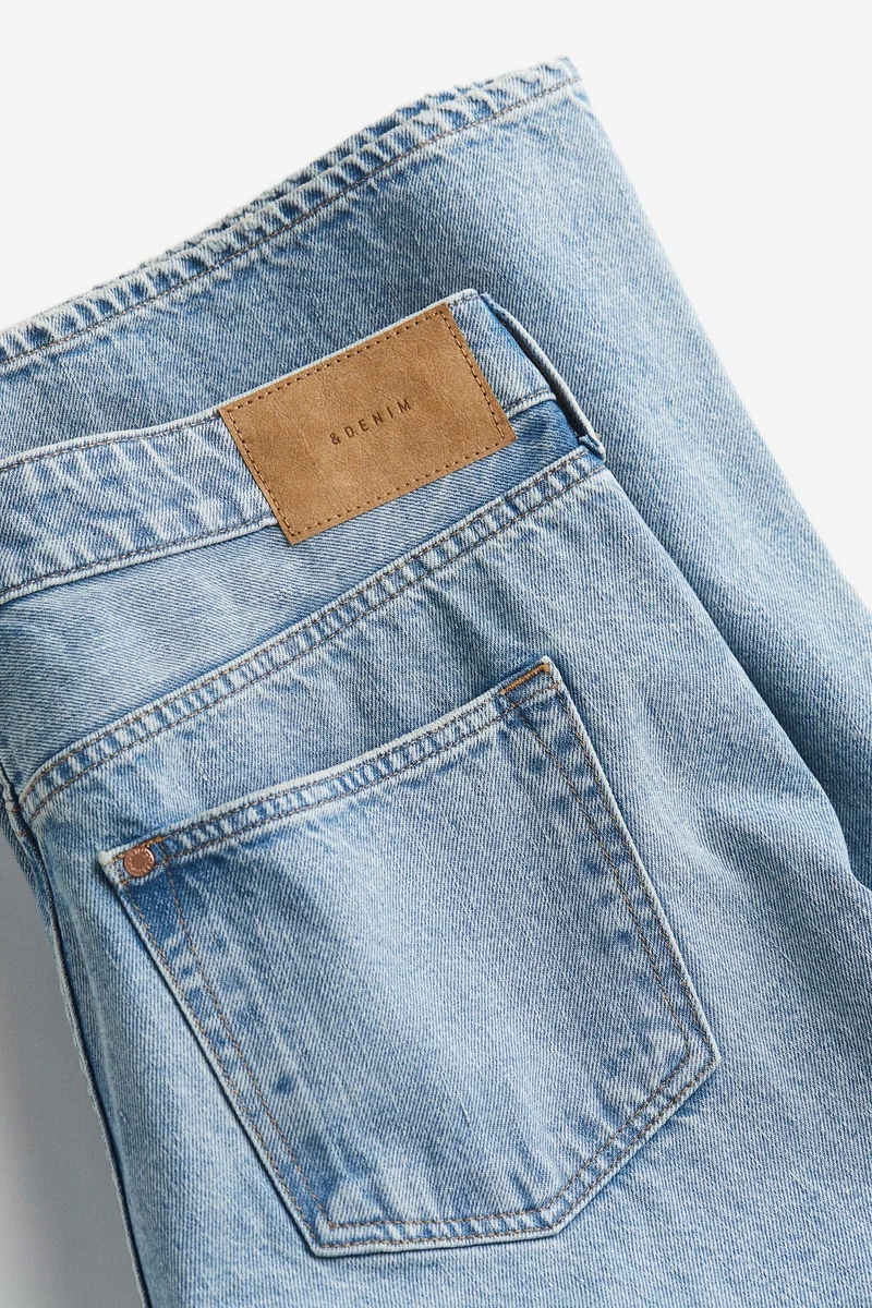 H&M Curvy Fit Baggy Low Jeans