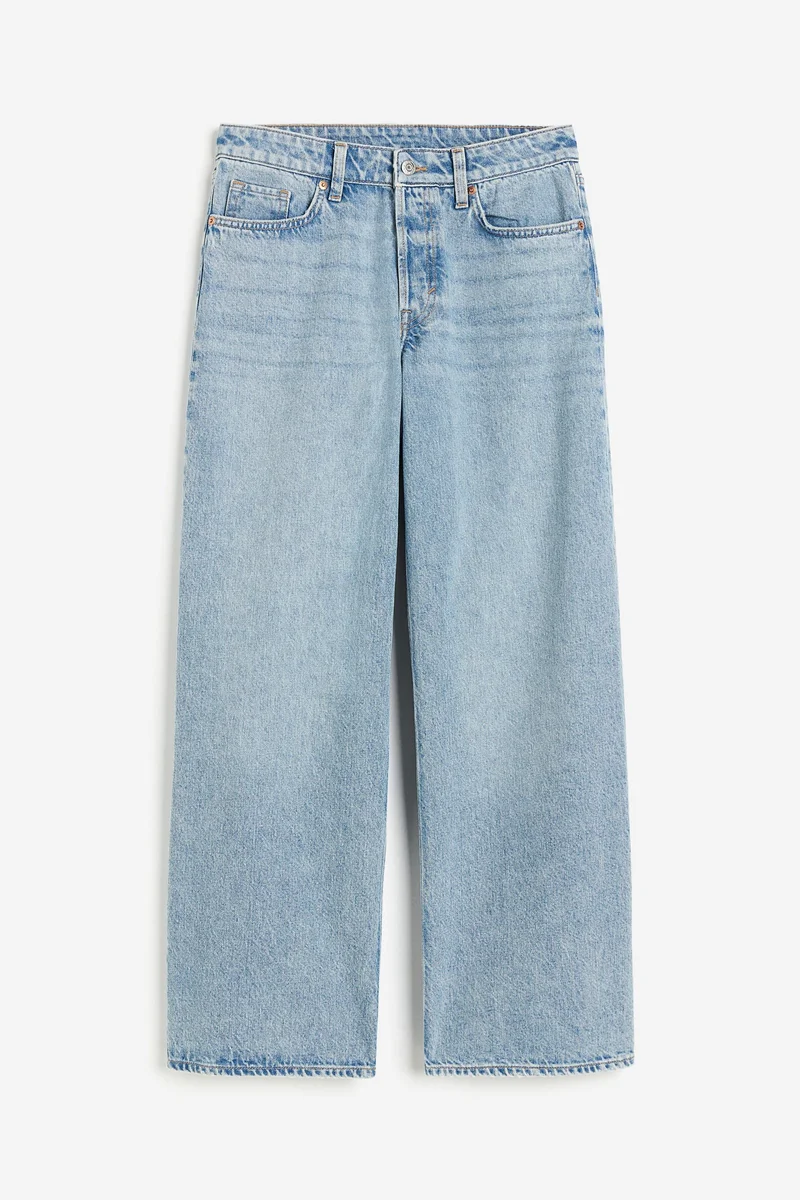 H&M Curvy Fit Baggy Low Jeans