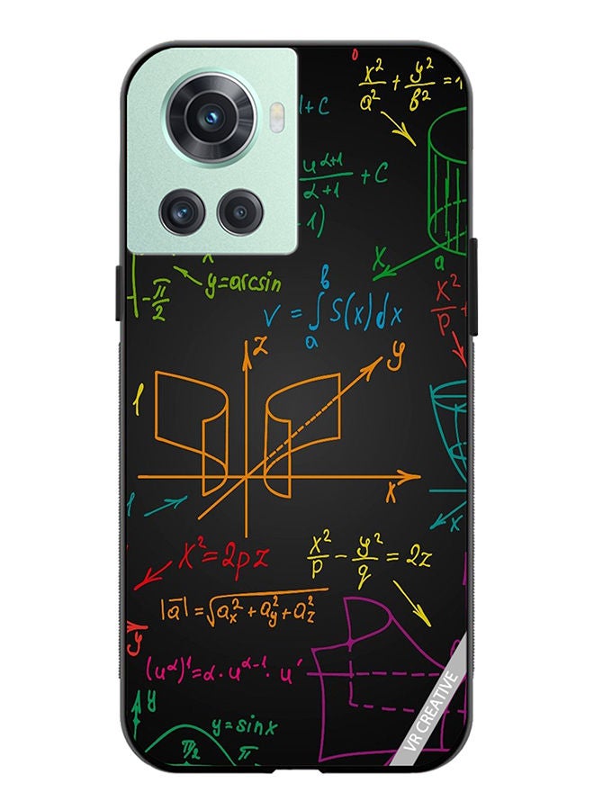 VR CREATIVE Protective Case Cover For OnePlus 10R Math Design Multicolour - Image 1