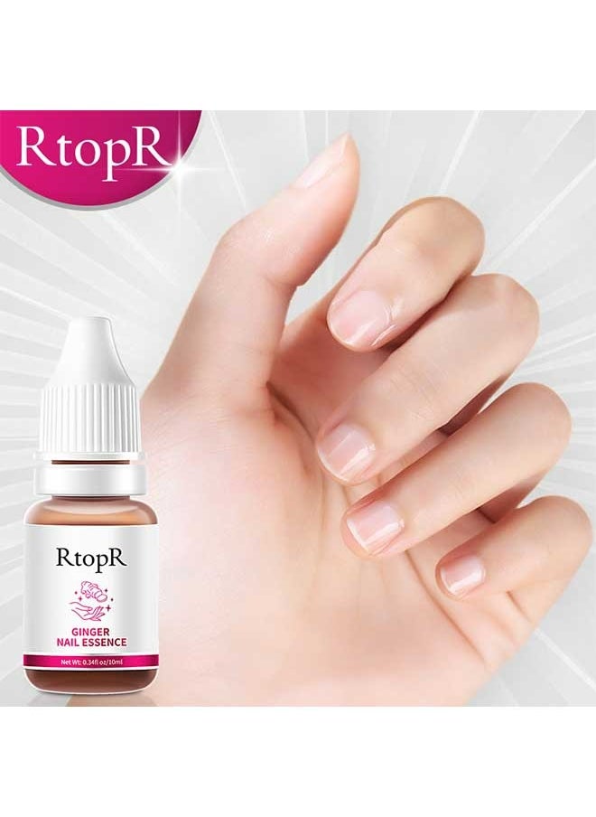 RtopR - Ginger Nail Repair Essence 10ml, Has Antifungal And Antibacterial Properties, Relieves Nail Infections, And Promotes Nail Healing, Nail Treatment Healthy Nails - Image 1