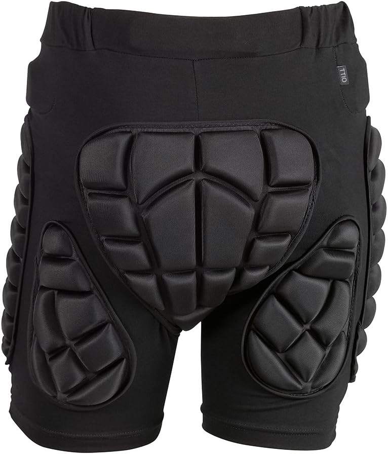 TTIO Padded Shorts Protective Gear Guard Impact Pad Ski Ice Skating Snowboard Skateboard Hip Butt Tailbone Protection for Men Women - Image 4