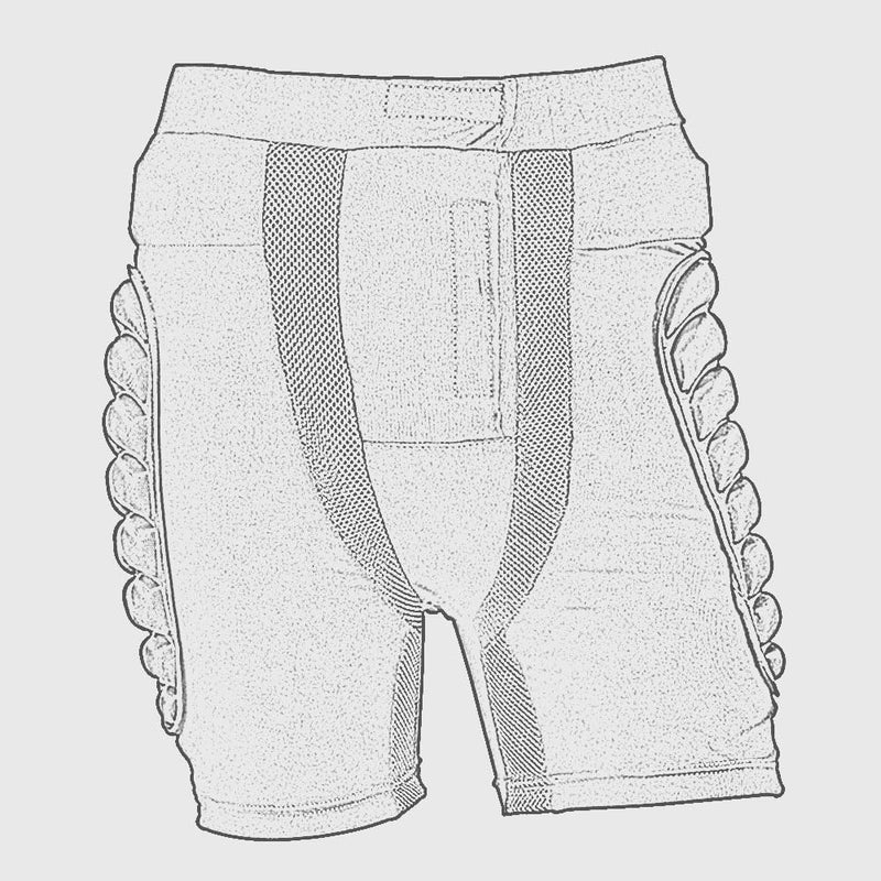 TTIO Padded Shorts Protective Gear Guard Impact Pad Ski Ice Skating Snowboard Skateboard Hip Butt Tailbone Protection for Men Women - Image 5