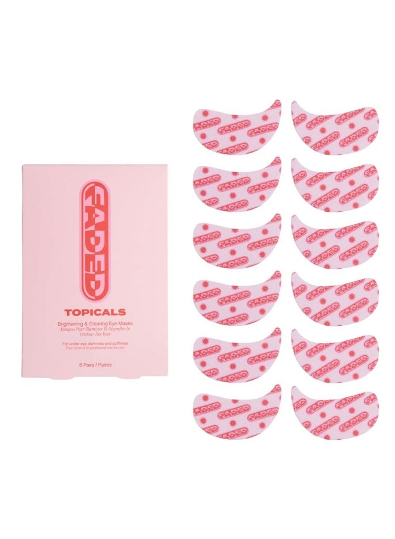 TOPICALS Topicals Faded Brightening Under Eye Masks(Set of 6)  - Image 1