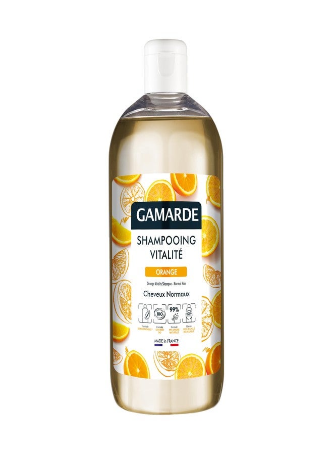 غامارد شامبو جامارد فيتاليتي - شامبو للرجال بخلاصة الصبار وزيت جوز الهند - يقوي الشعر ويمنحه لمعاناً بفضل زيت البرتقال العطري - 16.89 أونصة - Image 1