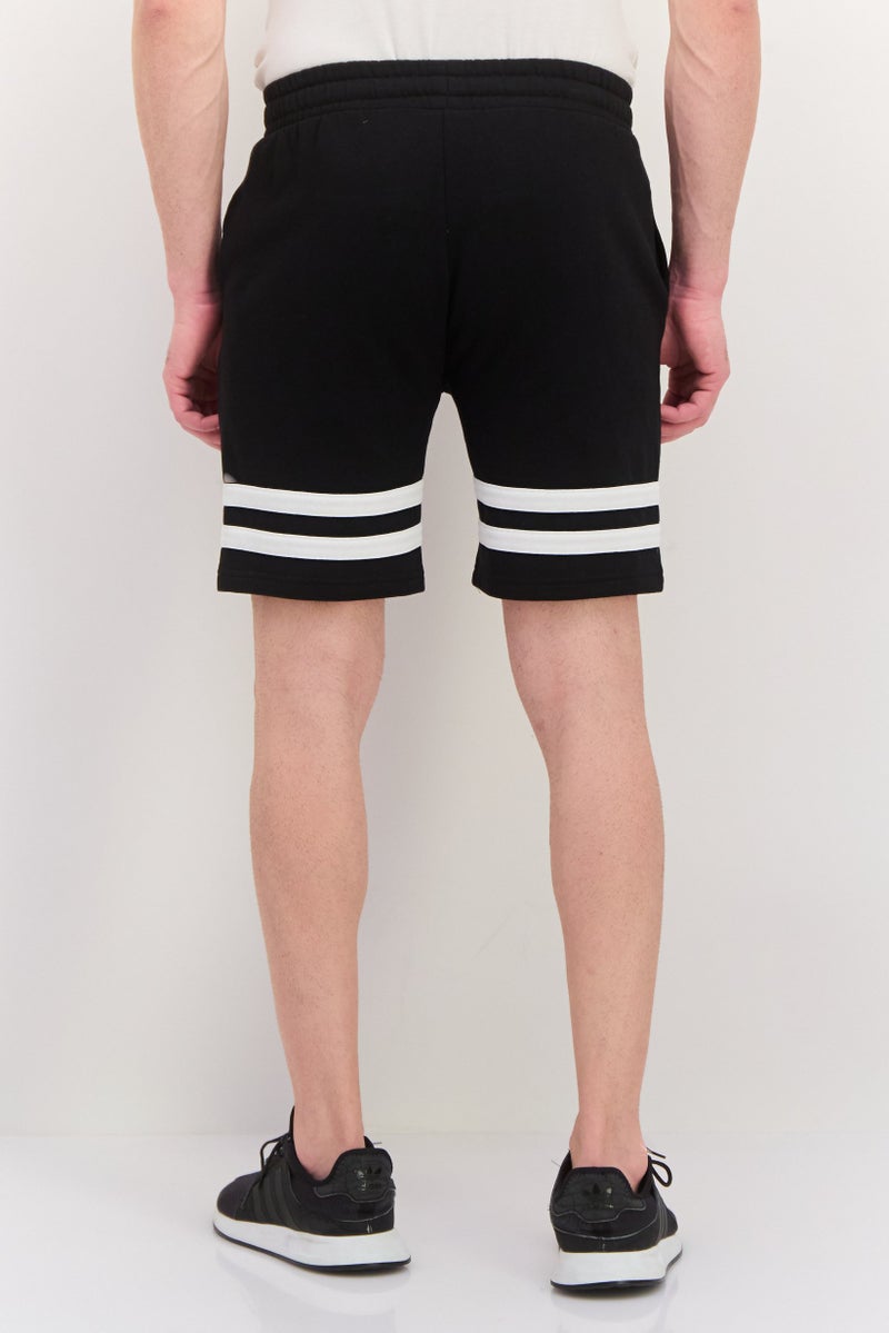 Ellesse Men Brand Logo Basic Shorts, Black - Image 2