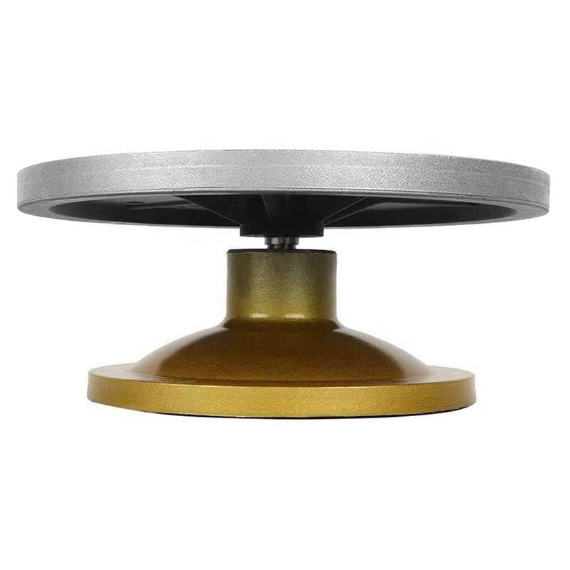 THW Rotating Professional Cake Decorating Turntable Stand - 11.5 Inches Diameter | Ideal for Icing, Piping, and Decorating Cakes, Pies, and Pastries | Smooth-Gliding & Easy-to-Use Design - Image 2