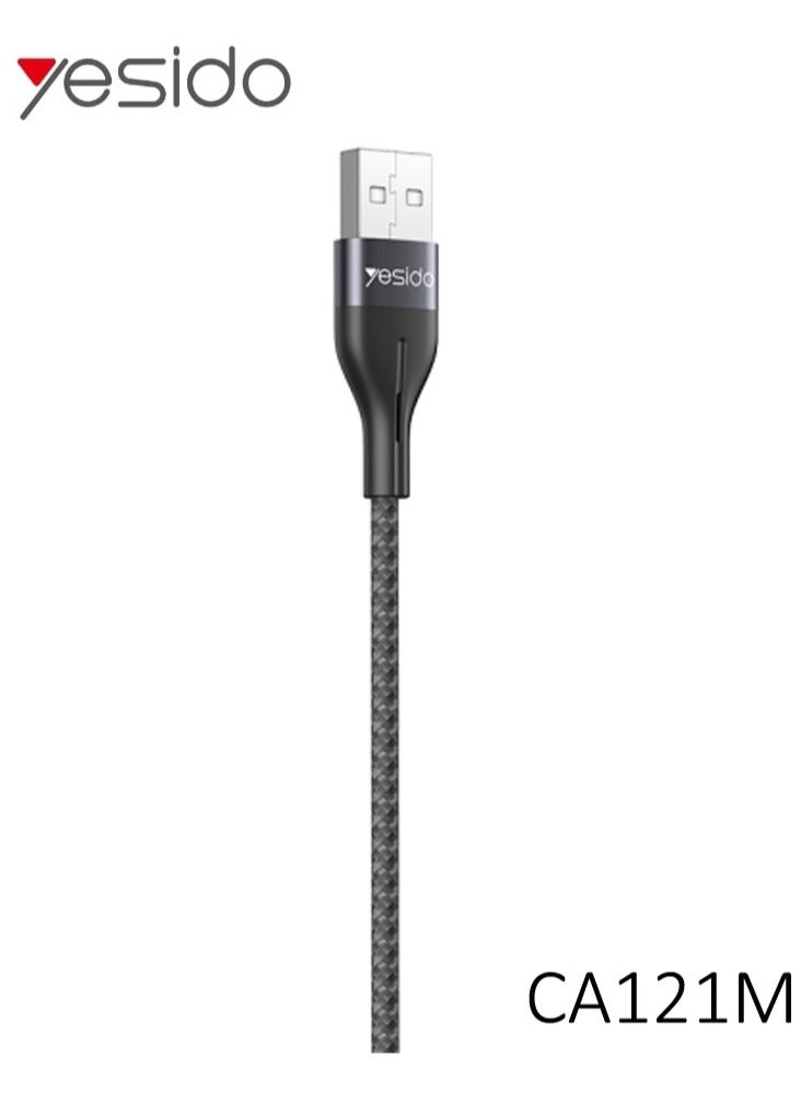 Yesido CA12M Fast Charging Micro USB Cable 2A Output 1 Meter - Image 3