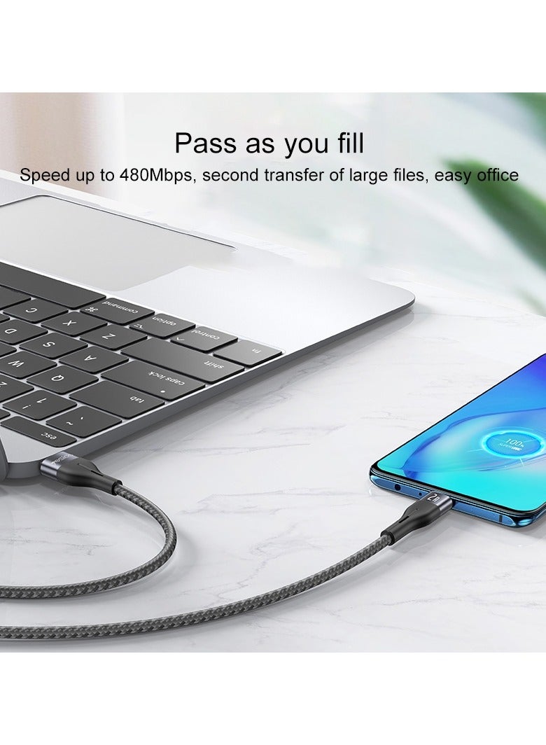 Yesido CA12M Fast Charging Micro USB Cable 2A Output 1 Meter - Image 4