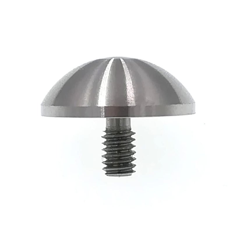 SUXING Spherical Point Contact Point for Dial Digital Indicator Depth Gauge Tip 4-48 UNF Thread Shank (1/2" Diameter) - Image 1