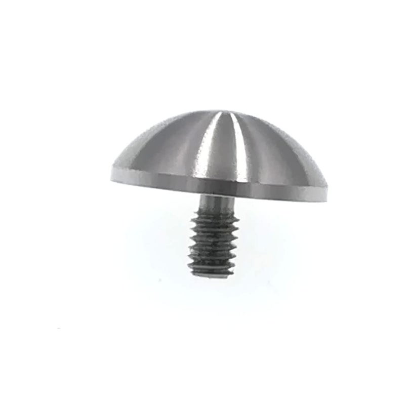 SUXING Spherical Point Contact Point for Dial Digital Indicator Depth Gauge Tip 4-48 UNF Thread Shank (1/2" Diameter) - Image 2