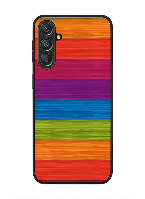 Rugged Black Edge case for Samsung Galaxy M34 5G, Custom Slim fit Flexible Anti Drop Thin Phone Case Cover - Colorwood