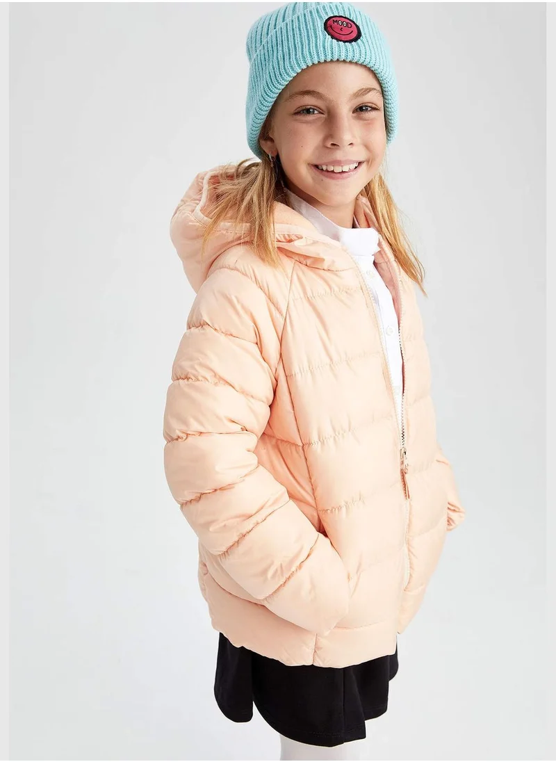 DeFacto Regular Fit Hooded Puffer Jacket