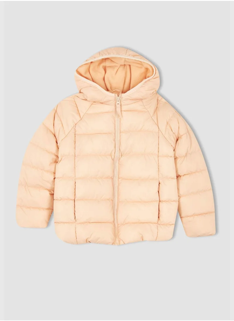 DeFacto Regular Fit Hooded Puffer Jacket