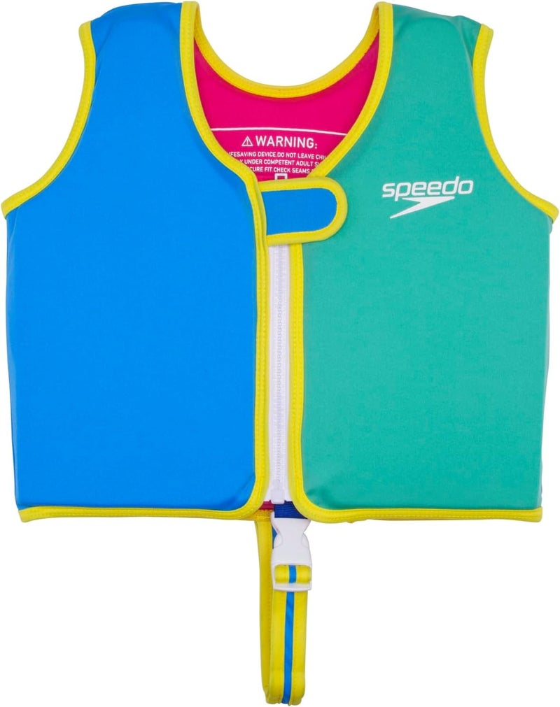 Speedo UnisexChild Swim Flotation Classic Life Vest Begin to Swim UPF 50 - Image 1
