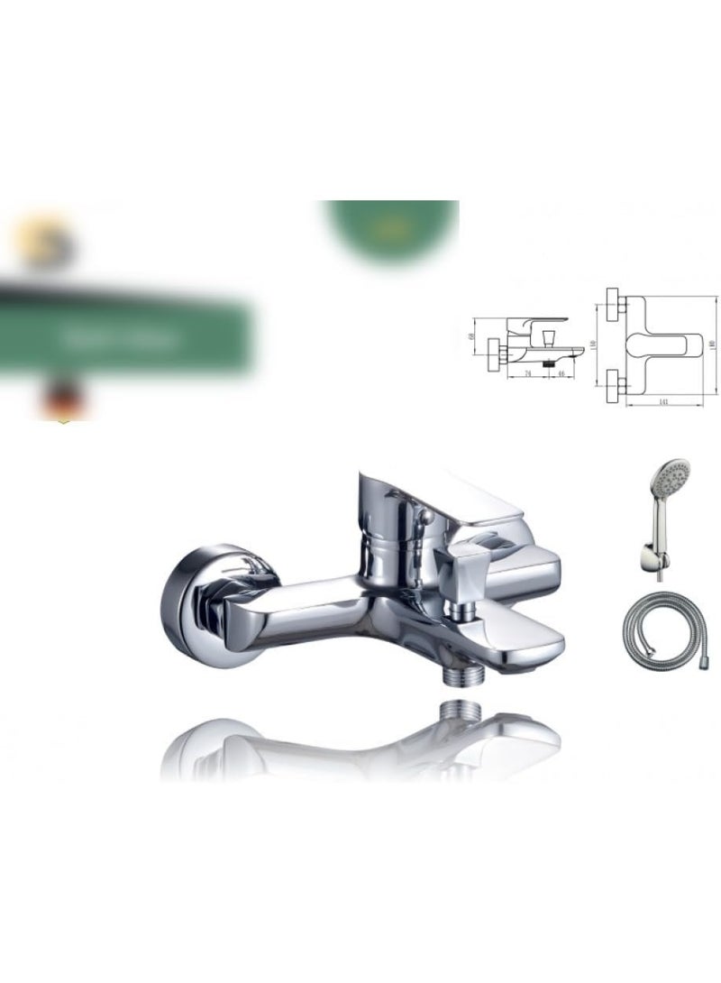 كوالتي خلاط دش - خلاط مياه ساخن وبارد كروم، تحكم سلس وسهولة التركيب - منتج عالي الجودة - Image 2