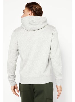 DKNY Sport Men Sportswear Fit Long Sleeve Training Sweatshirt, Heather Grey  - Image 2