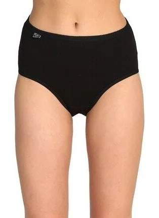 توتكو Passion Women 6-Pack Black Lycra Bato Panties