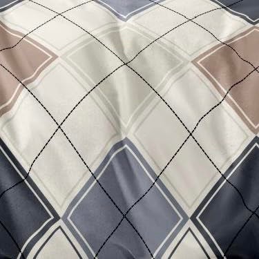 PWI Cotton Feel Elastic Fitted Glace Printed King Size Double Bedsheet with 2 Large Pillow Covers, Inches, 72x78x10 -Multi - Image 2