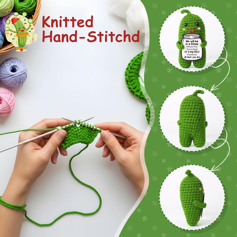 MAMAGIFTREE Valentines Day Gifts for Friends Female, Birthday Gifts for Women Coworker Boss Funny Coworker Gift, Friends Thank You Retirement Gift Emotional Support Pickle for Men Boss - Image 3