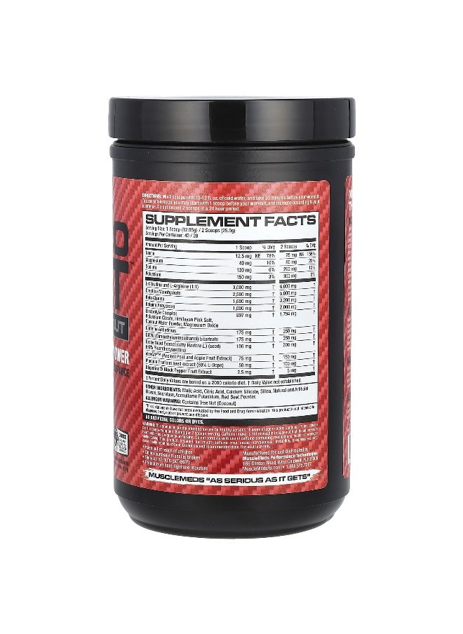 MUSCLEMEDS MuscleMeds, Nitro Lift™ Pre-Workout, Cherry Lime, 1.14 lbs (518 g)  - Image 2