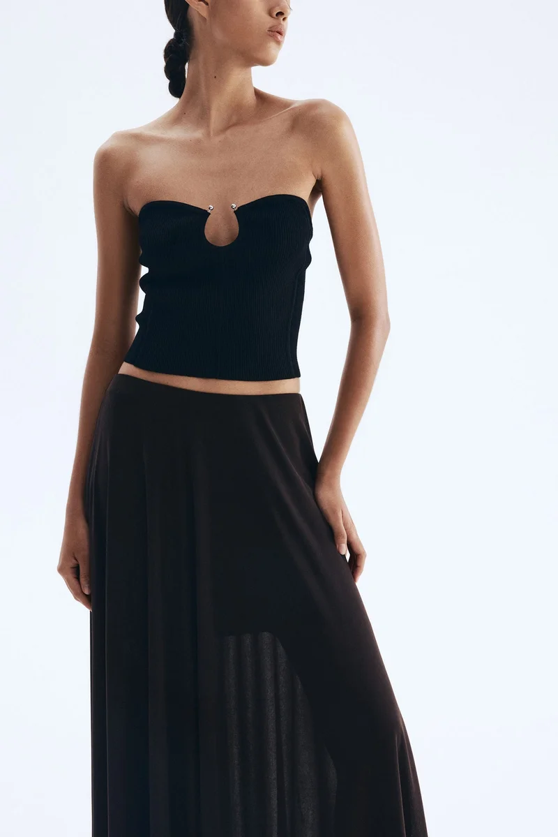 H&M A-line jersey skirt