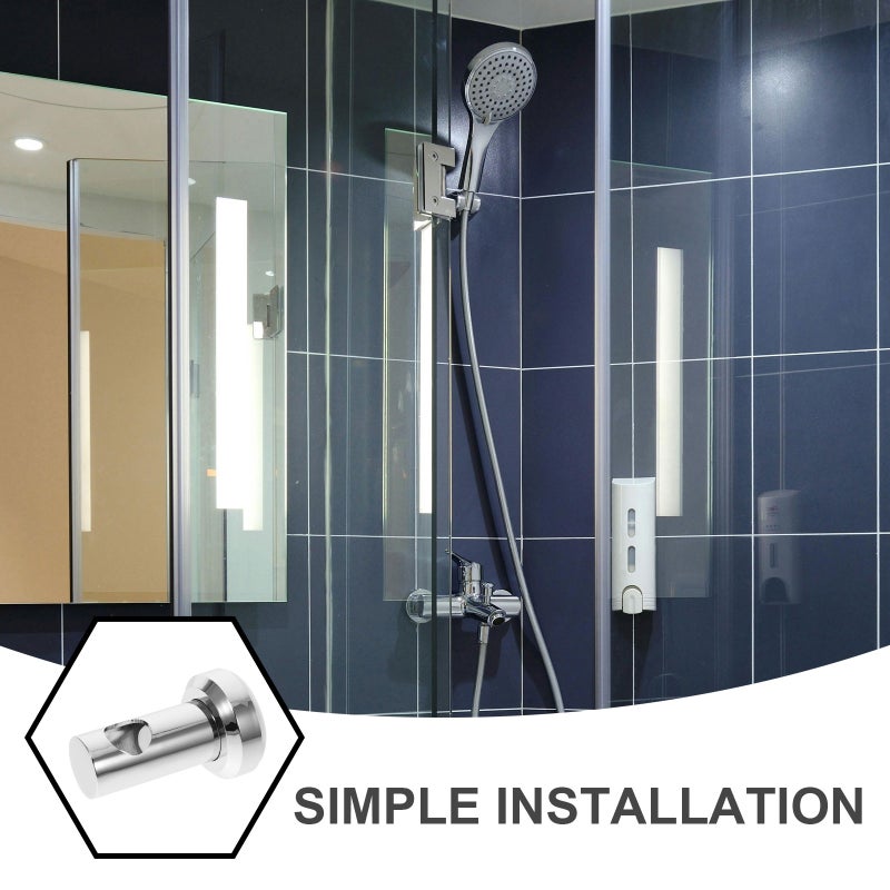 2pcs Bathroom Shower Spray Stand Shower Spray Holder Wall-mount Holder - Image 5