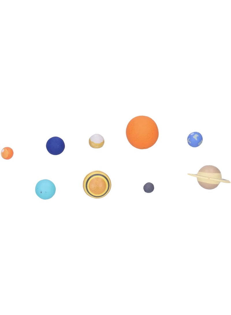 DOUGEI 9pcs Solar System Teaching Model Planet Model Astronomy Science Educational Model Toy Set Simulation Biological Science Education Toys Planet Toys - Image 3