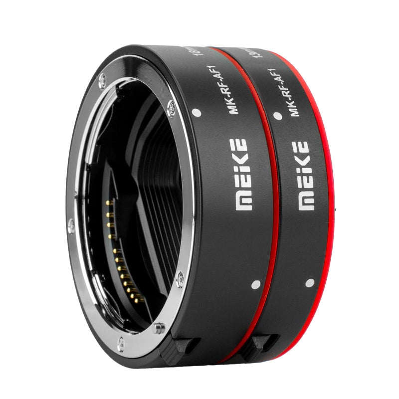 Meike MK-RF-AF1 13mm + 18mm Metal AF Full Frame Macro Extension Tube Adapter Ring Kit for EOS-R Series Cameras RF Mount Cameras EOS-R EOS-RP - Image 2