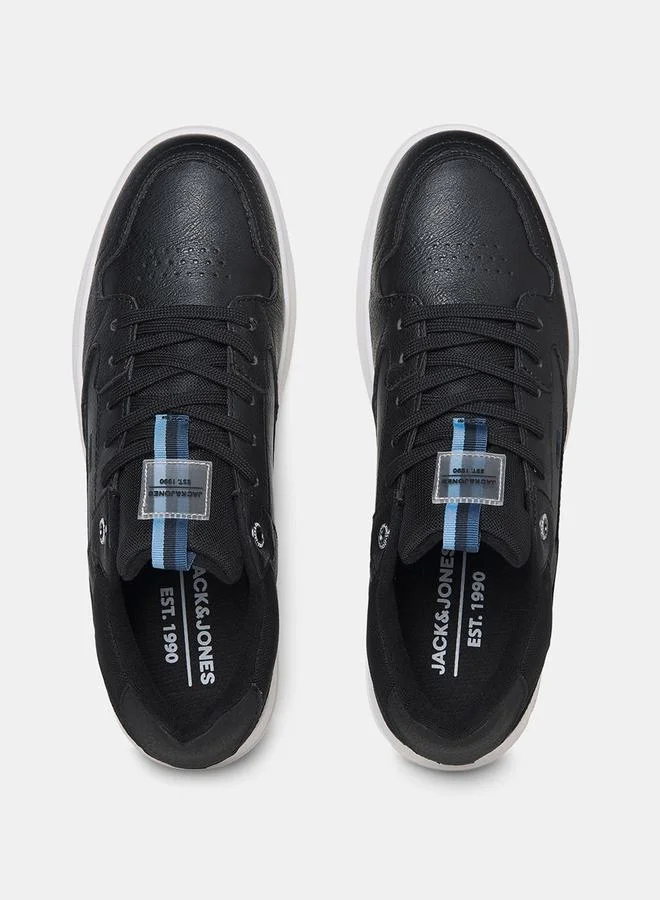 JACK & JONES Round Toe Lace Up Sneakers