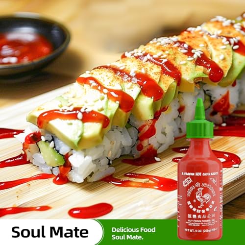 Huy Fong Sriracha Hot Chilli Sauce, 266 ml / 9 oz / 255 g - Image 4