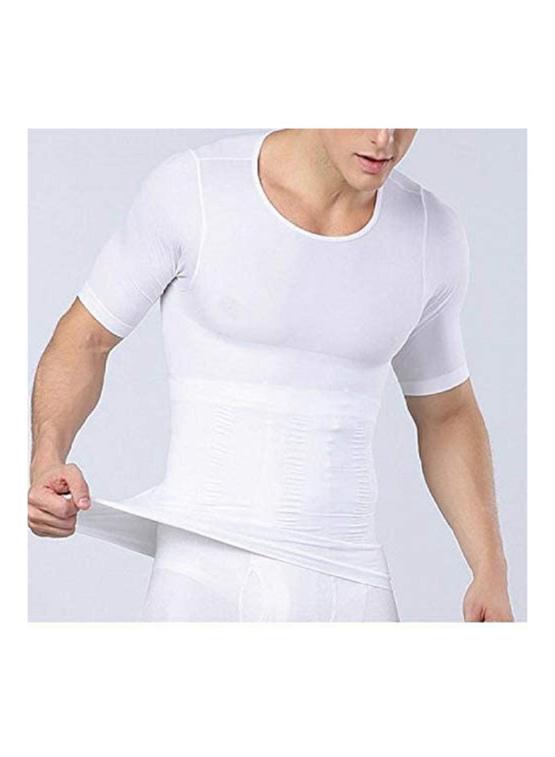 NIBEMINENT Short sleeves tank corset men corset abdomen vest muscle body shaper top  - Image 3