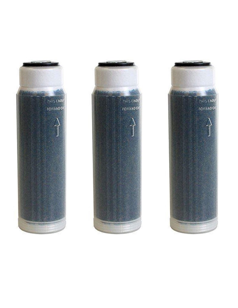 CFS  3 Pack 10 Color Indicating Mixed Bed DI Resin Cartridge Filled with Resintech MBD30NG Nuclear Grade Mixed Bed Resin Compatible with Aquatic Life Reverse Osmosis Deionization RODI Models