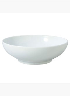MUJI Porcelain Pot, Dia. 20 x H 6.5 cm, White  - Image 1