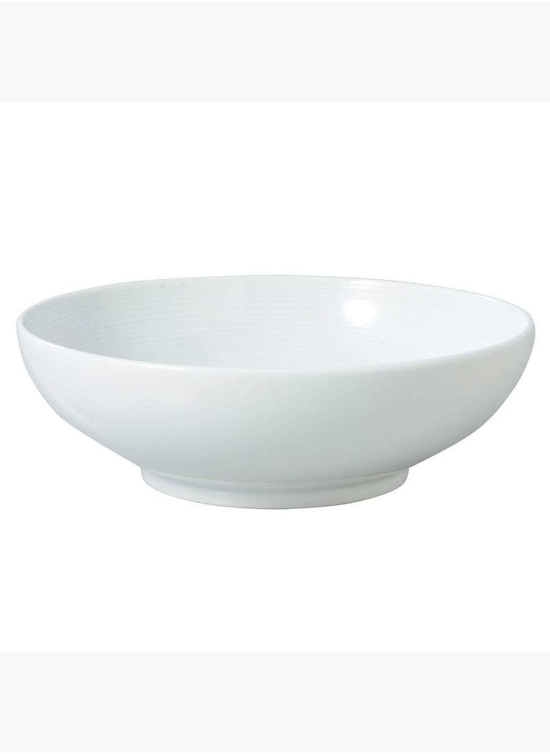 MUJI - Porcelain Pot, Dia. 20 x H 6.5 cm, White - Image 1