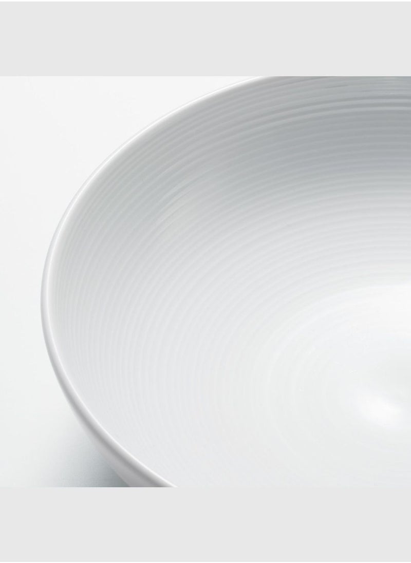 MUJI - Porcelain Pot, Dia. 20 x H 6.5 cm, White - Image 1