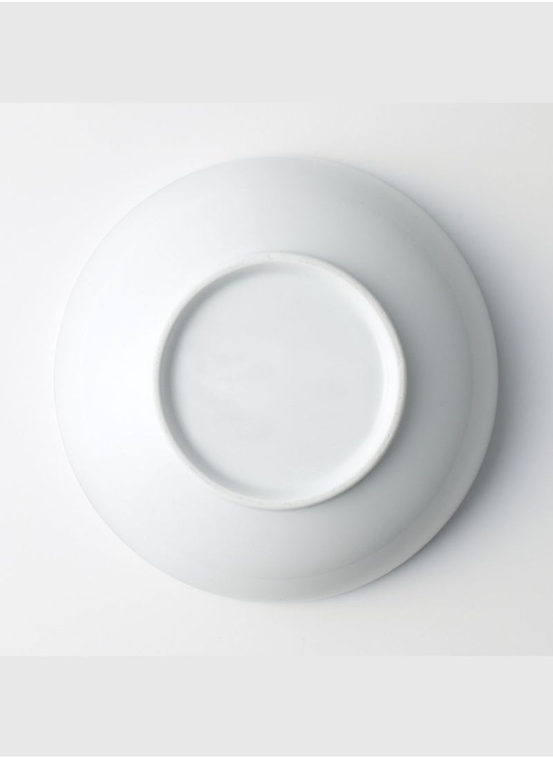 MUJI - Porcelain Pot, Dia. 20 x H 6.5 cm, White - Image 1